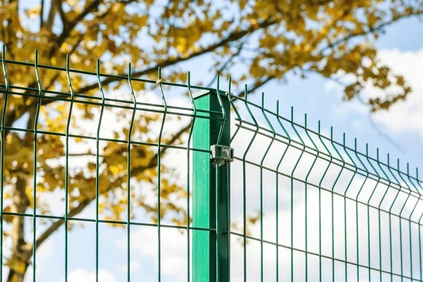 a close up of an anti-climb metal fence
