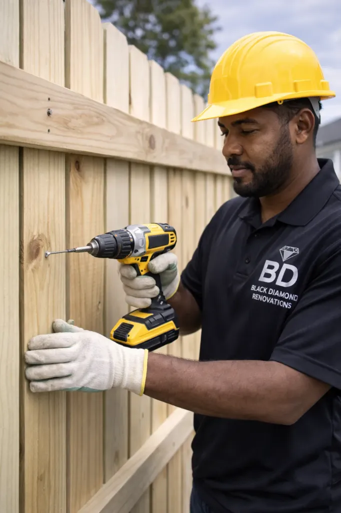 Wood Fence Installation