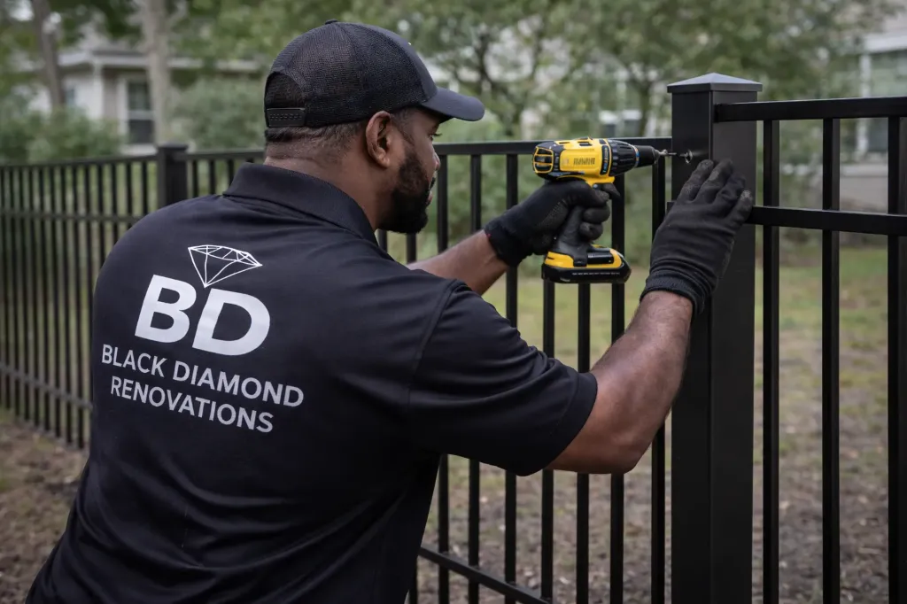 Metal Fence Installation